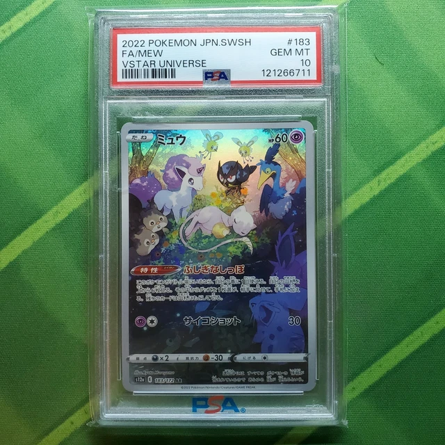 PSA 10 - Mew - 183/172 - Vstar Universe S12A Ar Pokemon