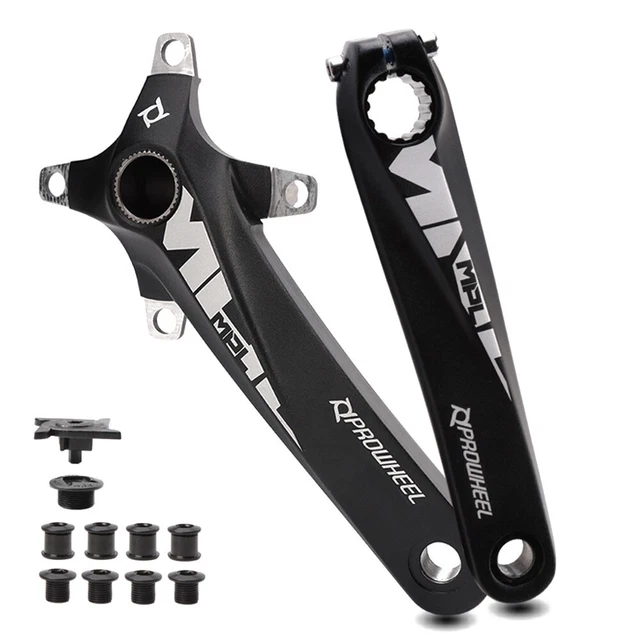Manivelle De Vélo Hopbucan 46 Dents, 170 Mm | Pour Vélo Route, Single Speed, VTT, Vélo Pliant Ou électrique