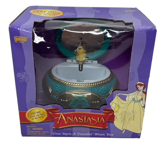 DISNEY ANASTASIA ONCE Upon A December Music Box 1997 Galoob Rare