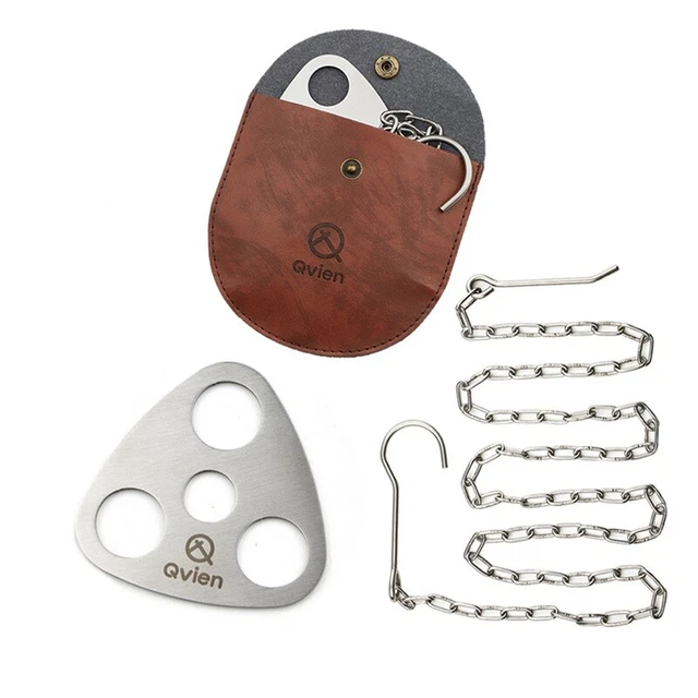 Treppiede Da Campeggio In Alluminio - Per Cucina All'Aperto, Griglia, Asciugatura Vestiti - Foto 7