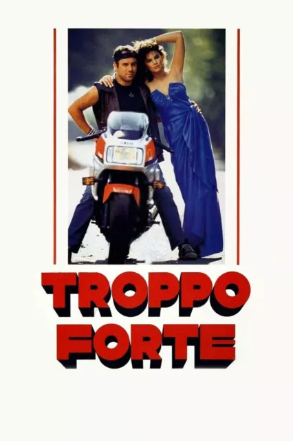 Poster Film Trop Fort 1986 Poster 45X32Cm Cinema