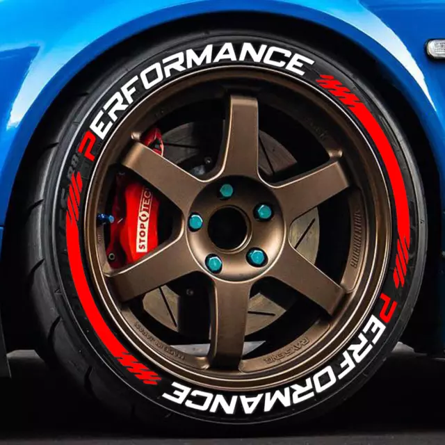 Tire Lettering stickers BMW M performance 1.25