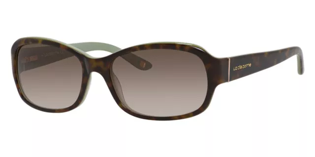 Liz Claiborne L 560/S Sunglasses Women Lime Havana 56mm New 100% Authentic
