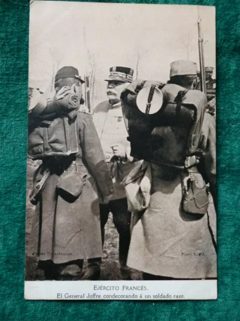 retro collection - antique military postcard CPA GENERAL JOFFRE 1916