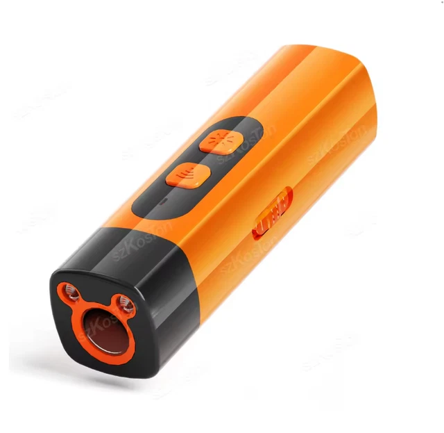 Ruhemeister Pro Hunde Anti-Bell Trainer - Ultraschallgerät Mit 3 Stufen Orange