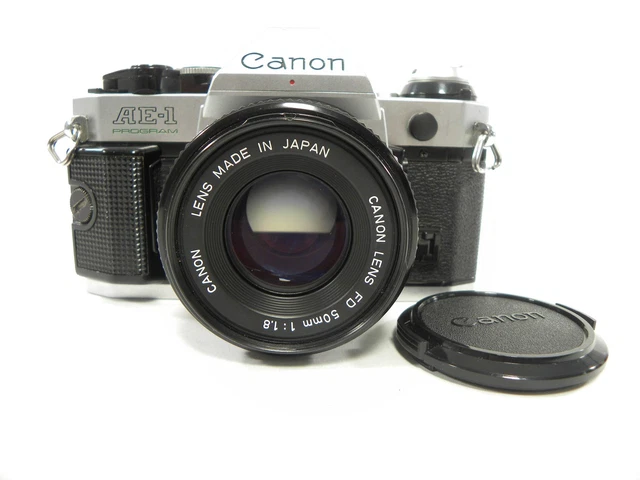 【美品】 Canon AE-1 Program + 50mm f1.8 s.c Discover the versatile Canon AE-1 Program 50mm f/1.8 SC