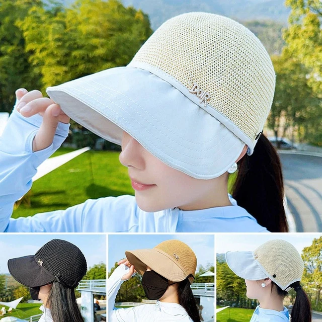 UV PROTECTION BEACH Cap Wide Brim Panama Cap Summer Sun Hat Women EUR 8 ...