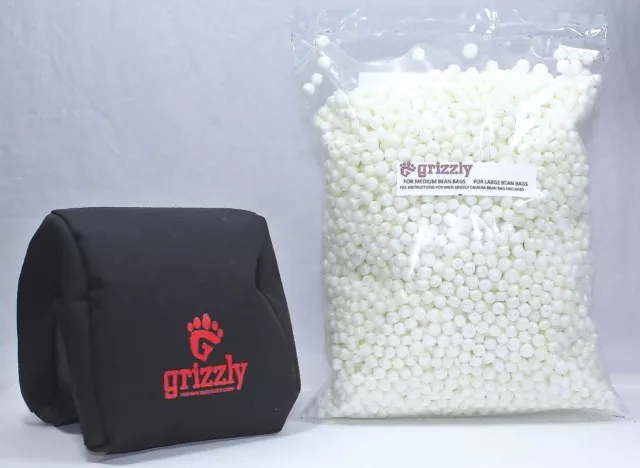 Grizzly Camera Bean Bag MEDIUM-BLACK and MEDIUM POLY Bead Fill, Photography