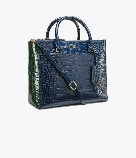 Tory burch parker 2025 embossed convertible shoulder bag