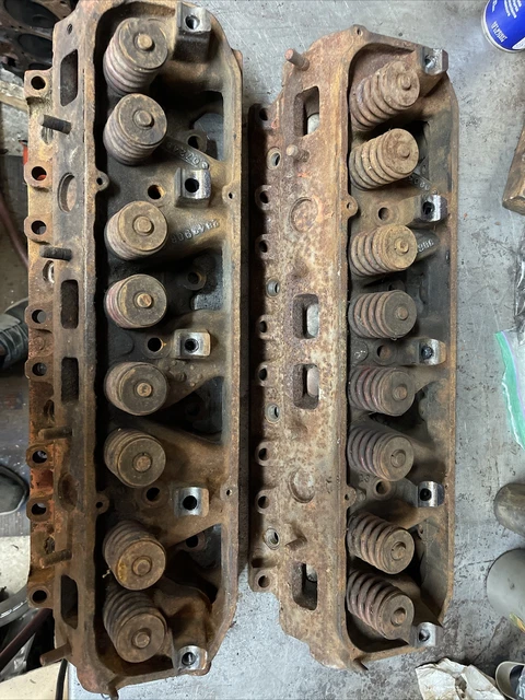 2-OEM Original 1969 Big Block Mopar 906 Heads Chrysler Dodge Plymouth 2843906 2-OEM Original 1969 Big Block Mopar 906 Heads Chrysler Dodge Plymouth 2843906