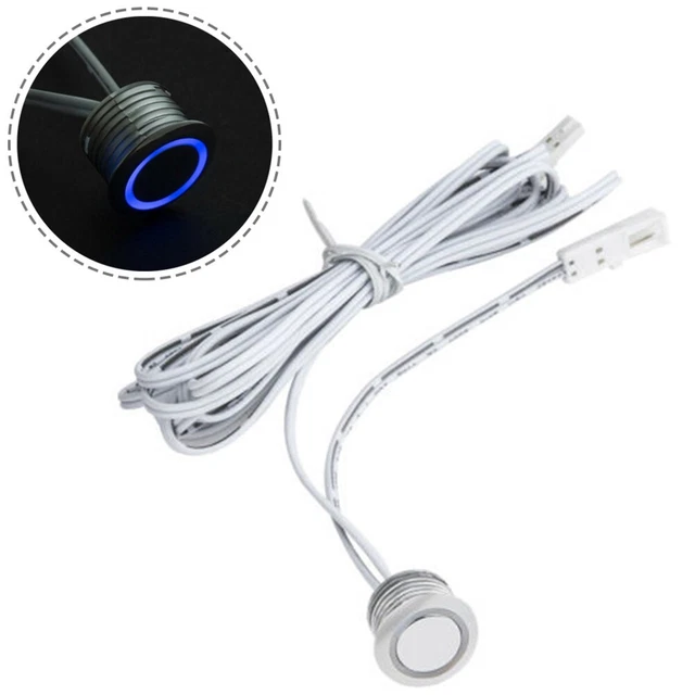 Interruptor de encendido/apagado de luz LED con control de sensor táctil atenuador 12V/24V CC