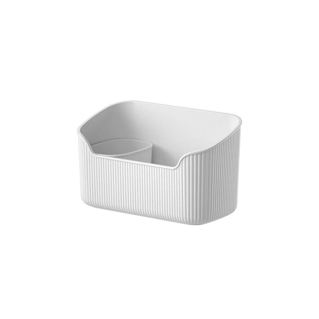 Desktop Cosmetics Storage Box Toiletries Cotton Swab Container Organizer C-wf