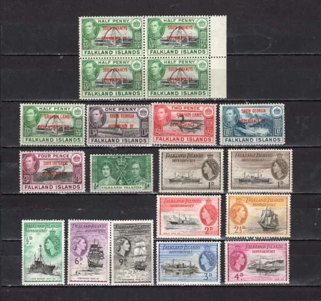 Falkland - Lot Of Early Unused Stamps (FK2)