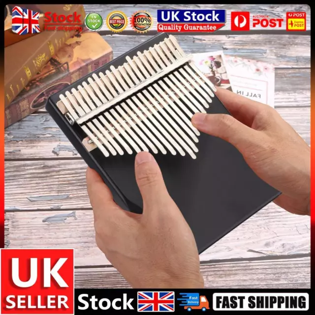 Portable 21-Key Mahogany Kalimba Thumb Piano Professional Musical Instrument UK