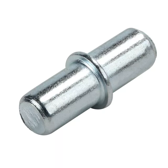 Rok Hardware 5mm Diameter Heavy Duty Divided Shelf Pins with Stop, ROKSP5ZDUP