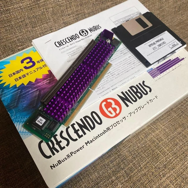 Macデスクトップ SONNET Crescendo G3 upgrade card 6100AV Sonnet Crescendo 450MHz G3 Processor Card – Apple Rescue of Denver