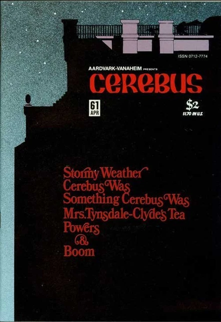 Cerebus the Aardvark #61 VF Aardvark-Vanaheim Dave Sim 1984