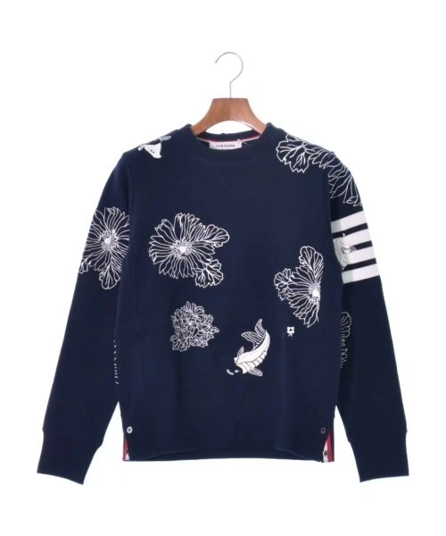 THOM BROWNE Sweatshirt Navy (Approx. XS) 2200335511310