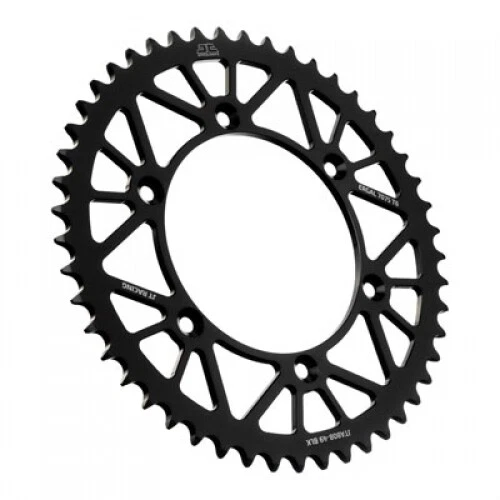 JT Racelite Aluminum Rear Sprocket 49 Tooth Black JTA808.49BLK