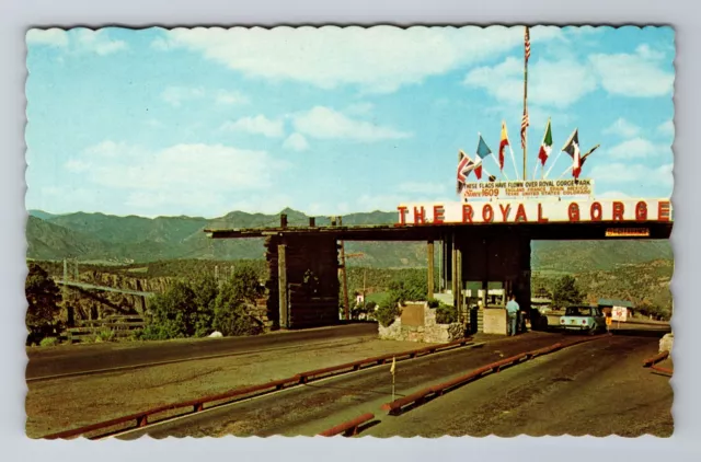 Canon City CO-Colorado, Entrance Royal Gorge Incline Railway, Vintage Postcard