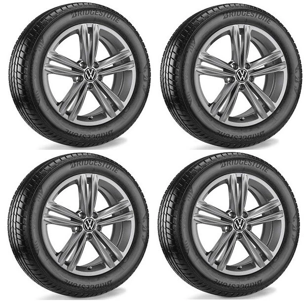VW TOUAREG MK3 19” Sebring Alloy Wheels + Bridgestone Tyres Set of Four ...