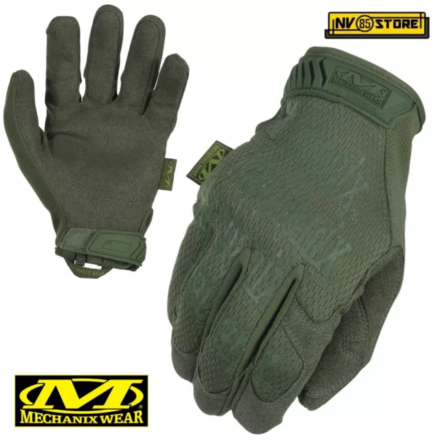 Guanti MECHANIX Original Tactical Gloves MG Softair Security Antiscivolo VERDE O