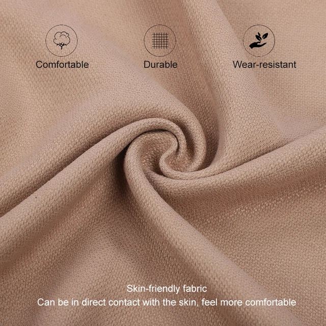 (Light Tan)Spa Massage Table Head Cover Sheet Massage Bed Coverlet IDS