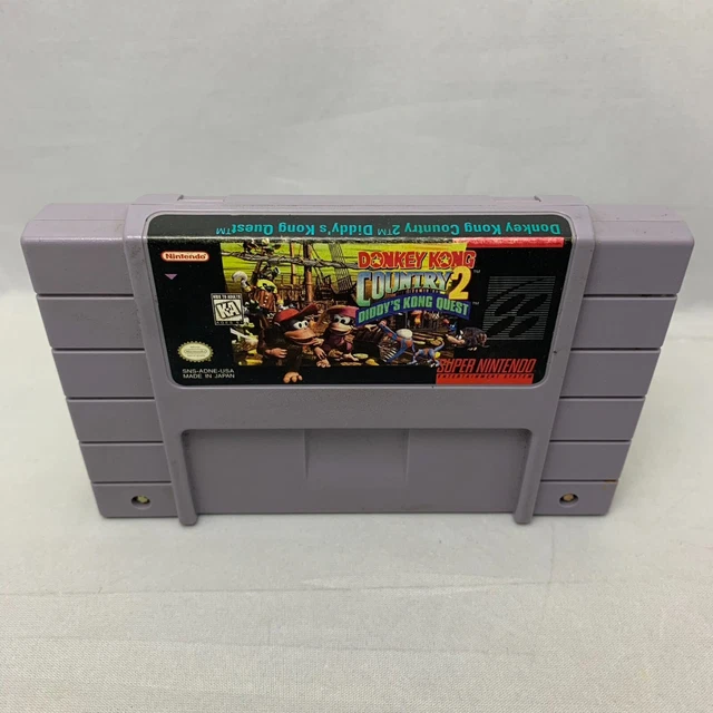 DONKEY KONG COUNTRY 2 Diddy's Kong Quest (Super Nintendo SNES) Tested