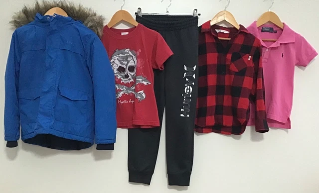 Boys Bundle Of Clothes Age 6-7 Mountain Warehouse H&M Hurley