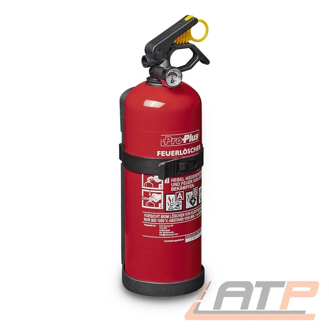 ALLUMINIO 1 kg ABC ESTINTORE AUTO CON MANOMETRO ESTINTORE BARCA CAMPER