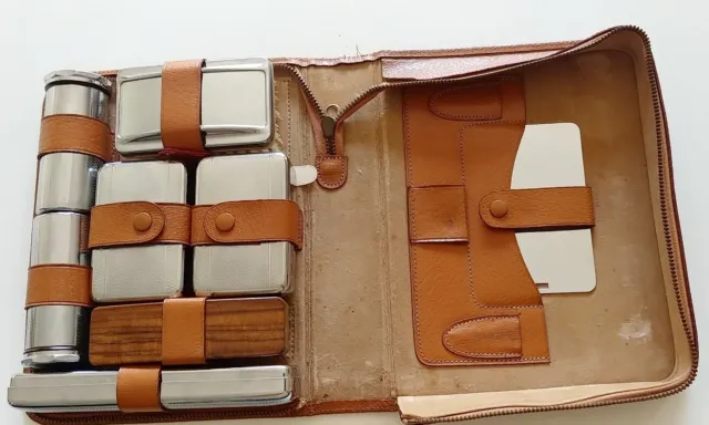 Vintage CONNOISSEUR Mens Grooming Travel Kit Made in England