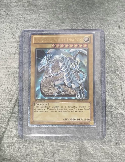 Yugioh Blue-Eyes White Dragon YSKR-EN001 Ultimate Rare 1st Edition NM