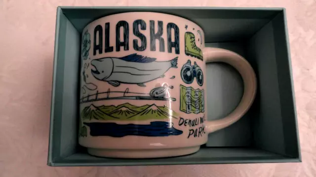 Starbucks Mug Been There Alaska 14oz Coffee/Tea Birthday/Christmas Gift! NIB