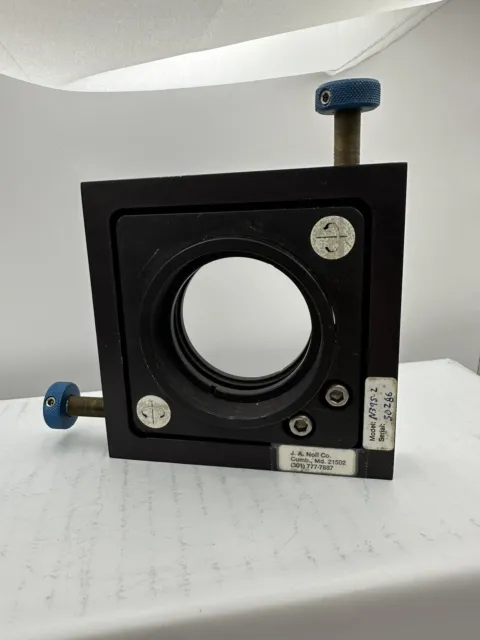 JA NOLL CO MODEL J.A. Noll optical laser Optic mount N395-2,  4"X4"