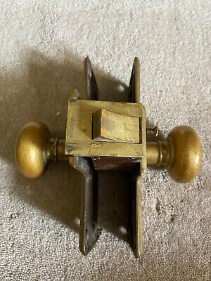 Antique Metal Door Lockset (Lock set) / Mortise Lock with Backplates
