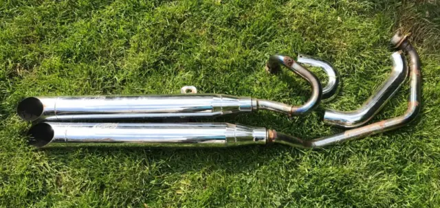 After Market Exhaust System From A 1991 Yamaha XV535 Virago