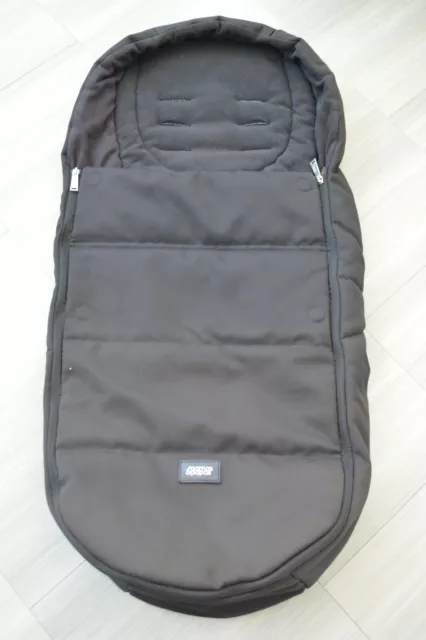 Mamas and Papas BLACK Pushchair Universal Cold Weather PLUS Footmuff Cosytoes