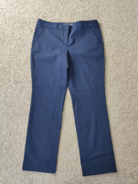 (V) NWT THE LIMITED Women's EXACT STRETCH Ankle trouser navy PANTS sz 8 regular