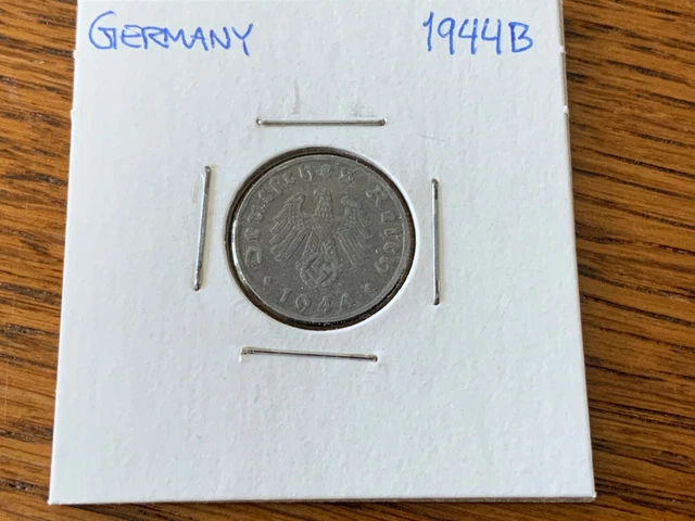 Third Reich - 1 Pfennig - 1944 B- Nice Coin