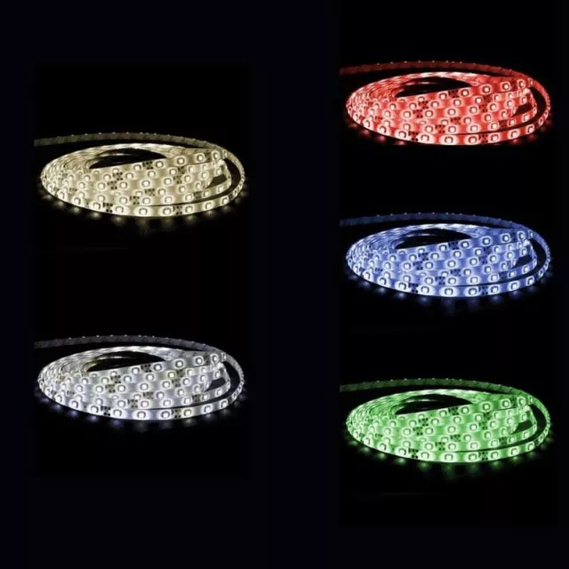 Leiste Stripe Streifen Band Strip 3528 SMD 60 LED/m +Trafo Netzteil 1M - 30M LED