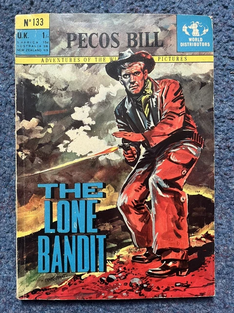 PECOS BILL WILD West Picture Library Comic No. 133 The Lone Bandit EUR