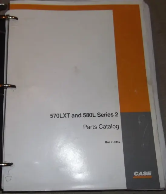 Case 570Lxt 580L Series 2 Ii Loader Backhoe Parts Catalog Book Manual