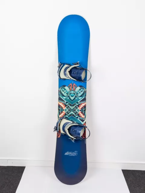 Snowboard tavola vintage 2001 Floater 59 + attacchi Ride Preston LX sacca Burton