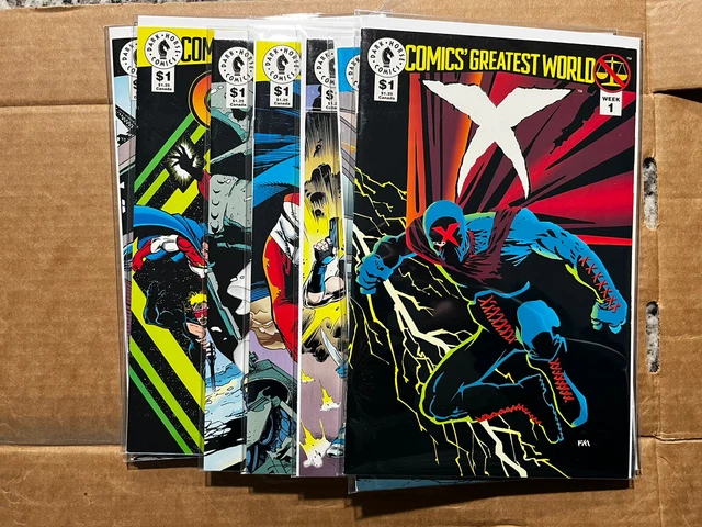 Comics Greatest World Weeks 1-4  Barb Wire Ghost 1993 Dark Horse x