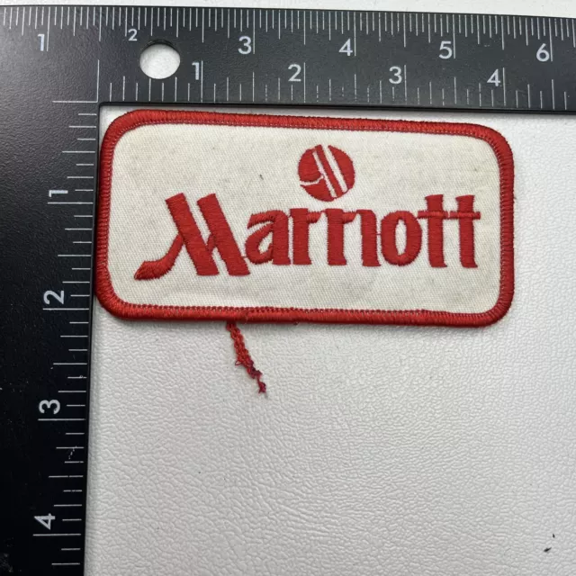 Vtg A Little Dirty MARRIOTT HOTEL Lodging Industry Patch 00TG