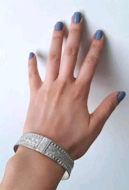 Bracelet Ancien En Argent Massif Traditionnel Chaoui - Antiquités - Bijou Ethnique