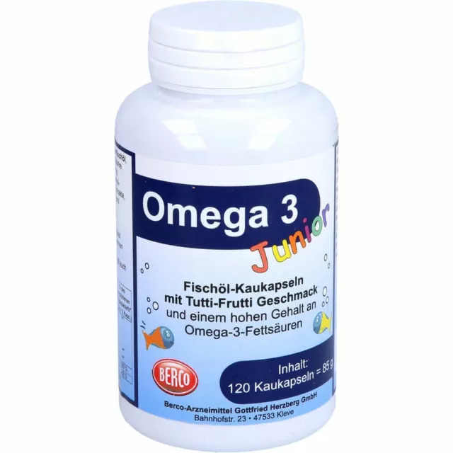 OMEGA-3 Junior Berco Kaukapseln 120 St PZN10329066