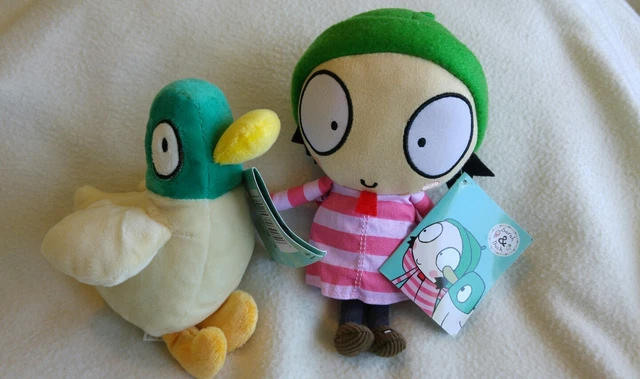 Cbeebies Sarah And Duck Doll SARAH AND DUCK Cbeebies Plastic