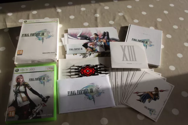 FINAL FANTASY XIII - LIMITED SPECIAL EDITION - COMPLETE with BONUS - XBOX 360