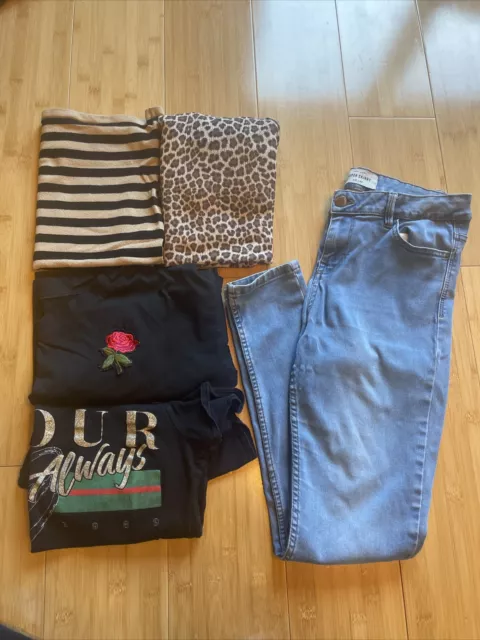 Bundle Of Tops- A Pair Of Blue Jeans
